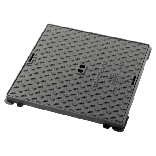 Gama QUATTRO - Ramă cu capac pătrat din fontă