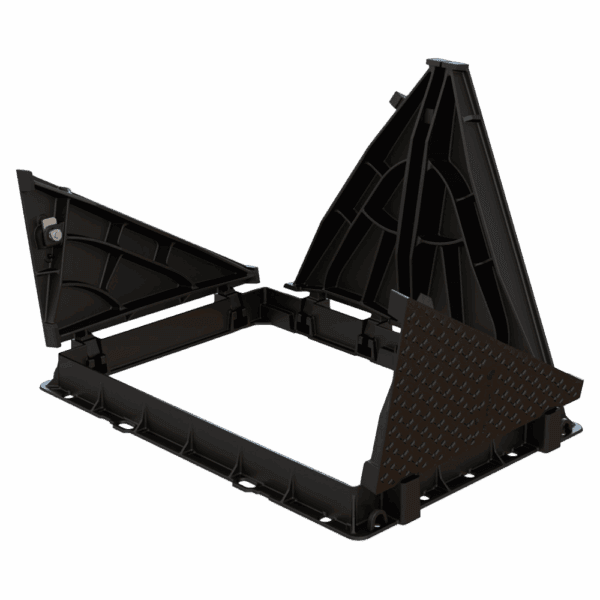 Gama TI4S - Ramă carosabilă cu capace triunghiulare